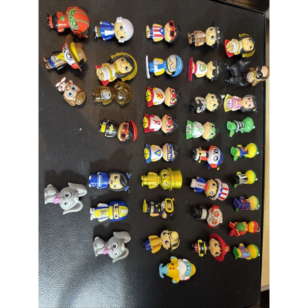Ryan’s World Mini Mystery Figure Lot Of 38 – Includes Rare Gold Robo Ryan!